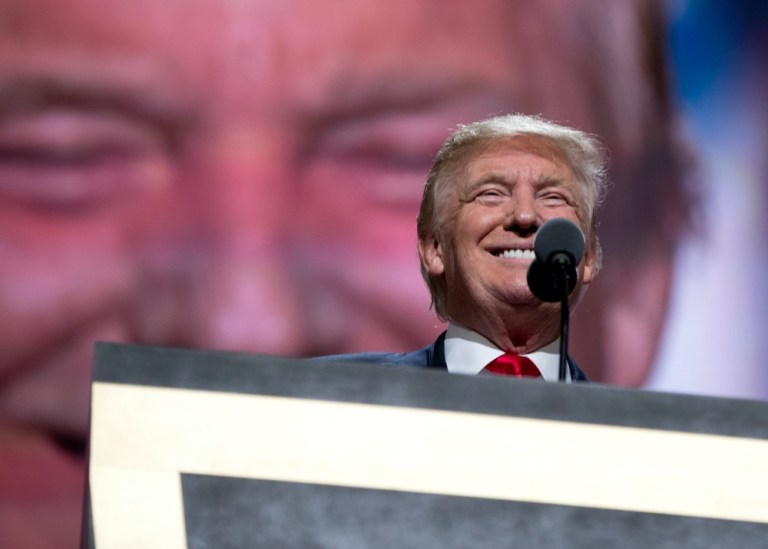 "... Reince Priebus is the tough one and the smart one, not Debbie Wasserman Shultz," Donald Trump tweeted Sunday. (AP Photo)