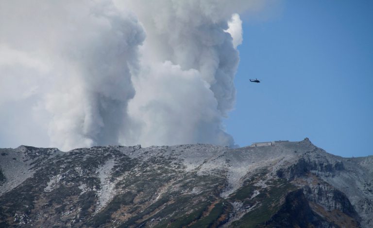 7 rescued, 32 missing as volcano erupts in Japan