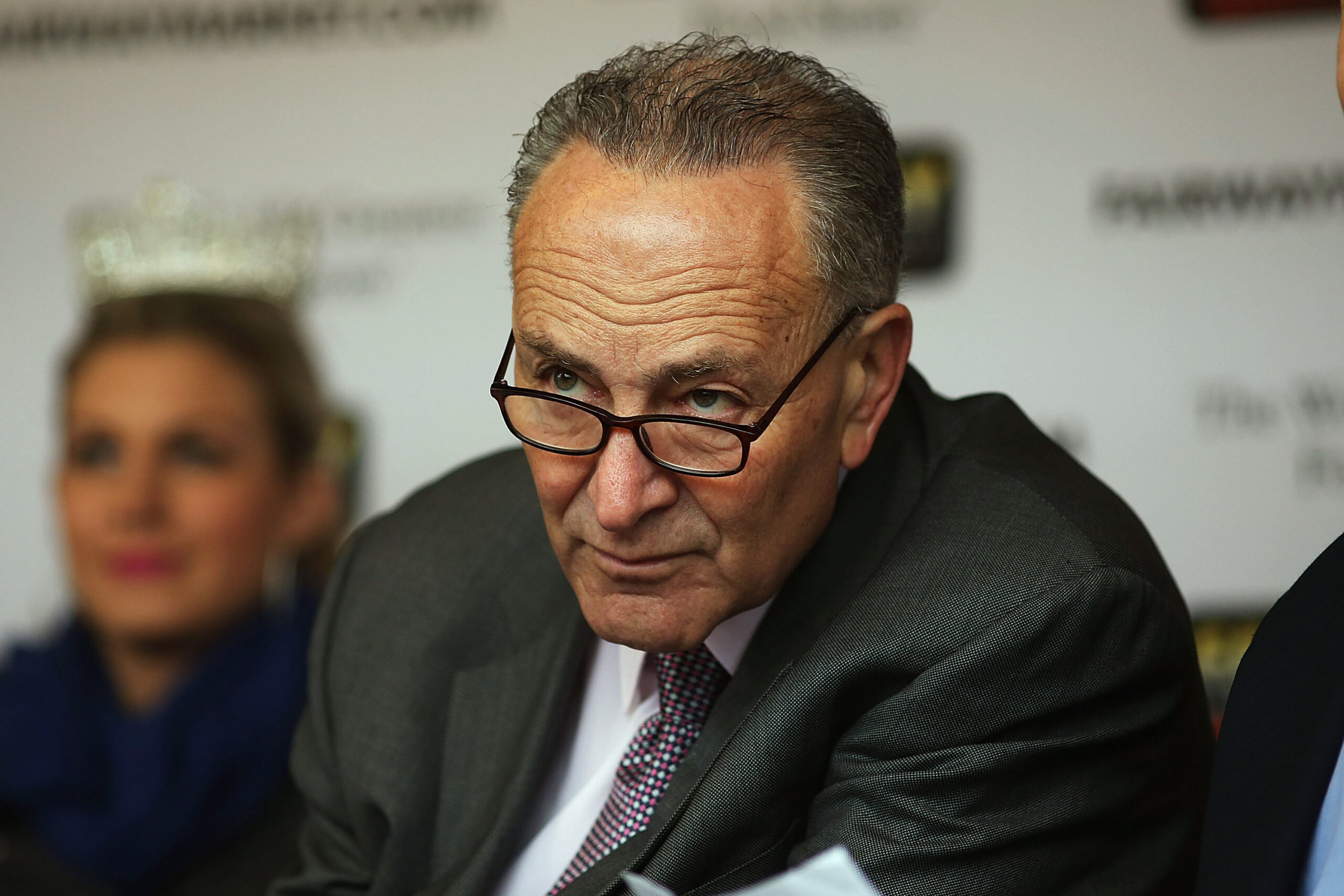 Did Sen. Charles Schumer warn of — or threaten — immigration reform riots?