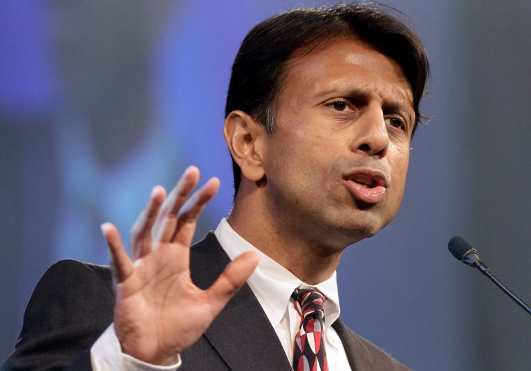   FILE - In this Friday, July 27, 2012 file photo, Louisiana Gov. Bobby Jindal speaks at a Republican Party of Arkansas fundraising dinner in Hot Springs, Ark. Top officials in Jindal's administration used personal email accounts to craft a media strategy for cutting Medicaid â a method of communication that can make it more difficult to track under public records laws. Jindal, now in his second term, has become a leading voice among Republican governors and is considered a potential presidential candidate. His administration's emails fold into a national debate over the use of personal email accounts by government members to discuss official business. (AP Photo/Danny Johnston, File)  