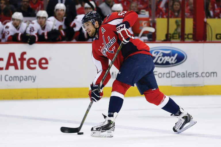 Rob Carr/Getty Images
Since Mike Green returned from injury, the defenseman has tallied 10 goals and nine assists as the Capitals ended the regular season on a 15-2-2 run.