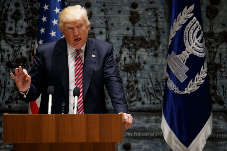 Both Trump and Netanyahu decried Iran's activities throughout the Middle East and promised to collaborate on their efforts to contain the country. (AP Photo/Evan Vucci)