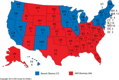 Obama just 23 Electoral Votes short of reelection
