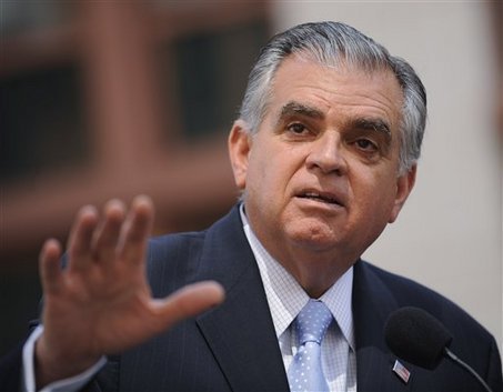 Former Secretary of Transportation RayÃÂ LaHood is calling on the Obama administration to consider a 10-cent tax and other ways to raise money to fix roads.ÃÂ (AP Photo/Jacquelyn Martin)