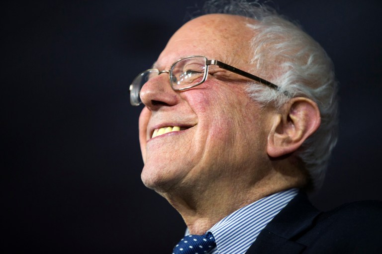 Bernie Sanders leads among likely Democratic primary voters 58-38 in New Hampshire. (AP Photo/Evan Vucci)