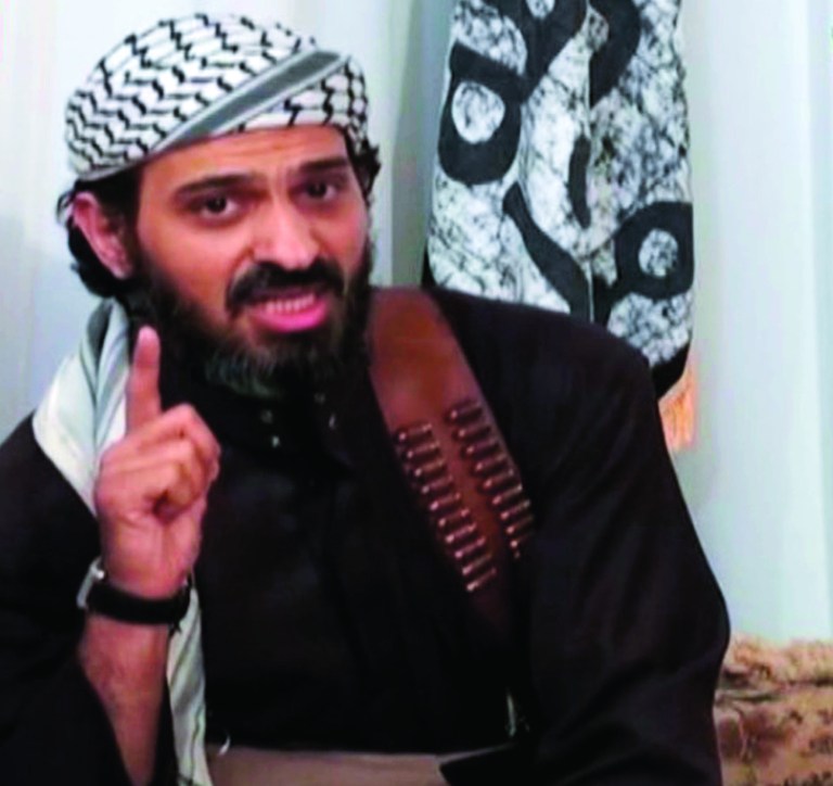 FILE - In this undated frame grab from video posted on a militant-leaning Web site, and provided by the SITE Intelligence Group, shows Saeed al-Shihri, deputy leader of al-Qaida in the Arabian Peninsula. Yemeni officials say a missile believed to have been fired by a U.S. operated drone on Monday has killed al-Qaida's No. 2 leader in Yemen along with five others traveling with him in one car. Al-Qaida's Yemen branch is seen as the world's most active, planning and carrying out attacks against targets in and outside U.S. territory. (AP Photo/SITE Intelligence Group, File) NO SALES. THE ASSOCIATED PRESS HAS NO WAY OF INDEPENDENTLY VERIFYING THE CONTENT, LOCATION OR DATE OF THIS VIDEO IMAGE