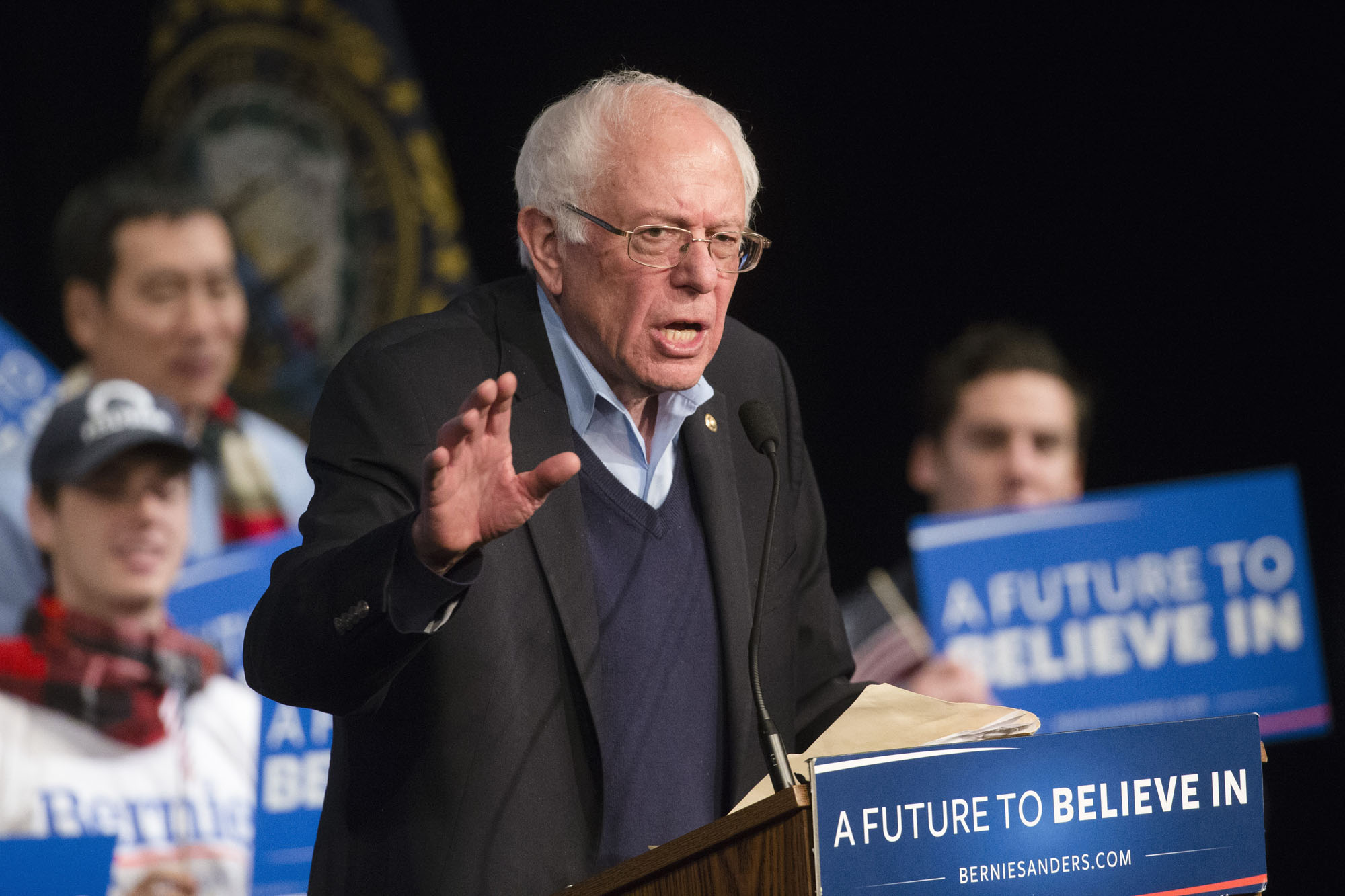 The candidate of Occupy Wall Street storms New Hampshire