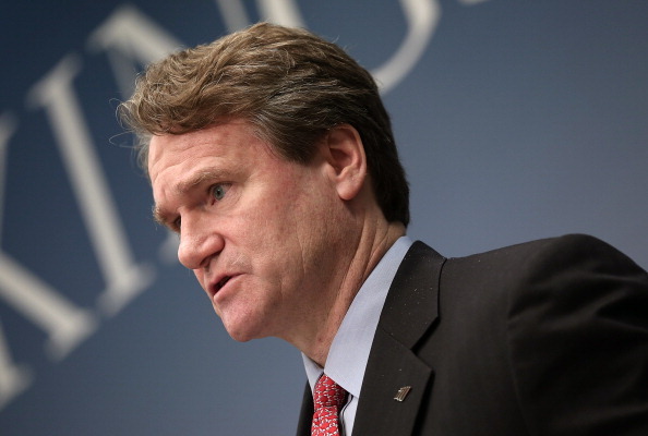 WASHINGTON, DC - DECEMBER 14:  Bank of America CEO Brian Moynihan speaks at the Brookings Institution December 14, 2012 in Washington, DC. Moynihan spoke on the topic of 