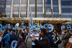 Union leaders struggle to turn members against Trump