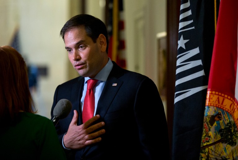 Rubio argued that this is what political experts would advise against. (AP Photo/Carolyn Kaster)