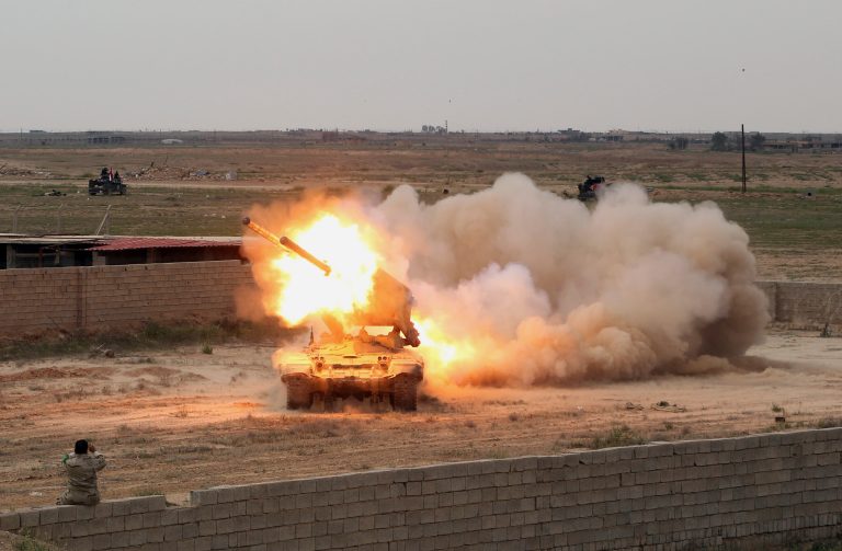 Iraqi Security Forces are still fighting Islamic State militants in Tikrit despite an announcement by Iraqi Prime Minister Haider al-Abadi earlier Tuesday that Iraq had cleared the city. (AP Photo)