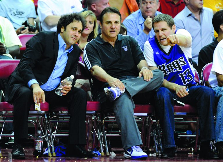 Ethan Miller/Getty Images
From left: Brothers George, Gavin and Joe are three of the six Maloof family members who own the Kings.