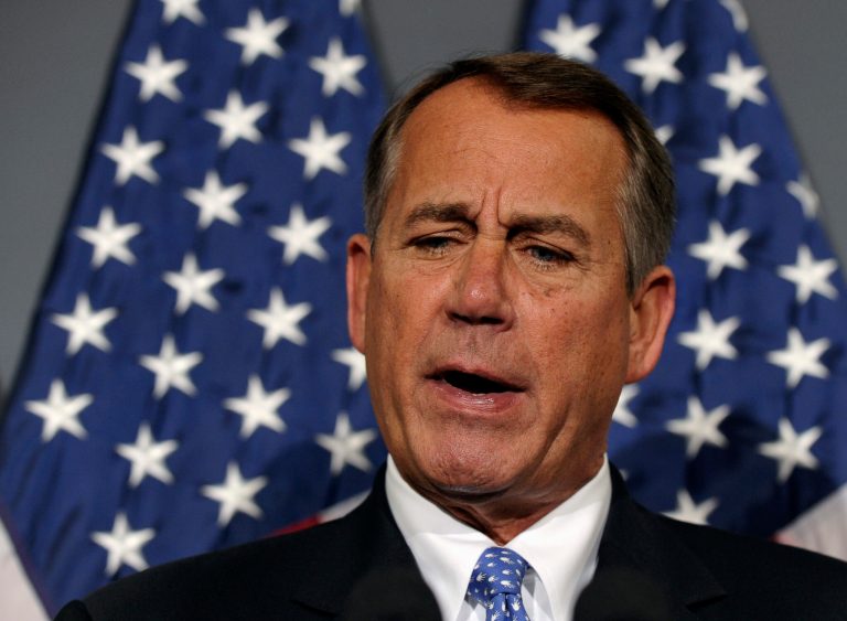 House Speaker John Boehner on Tuesday called for a 