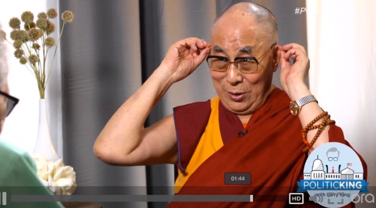 Dalai Lama says Obama ‘looks like a monk’