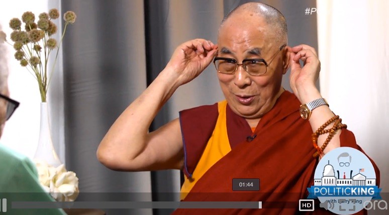 Dalai Lama says Obama ‘looks like a monk’