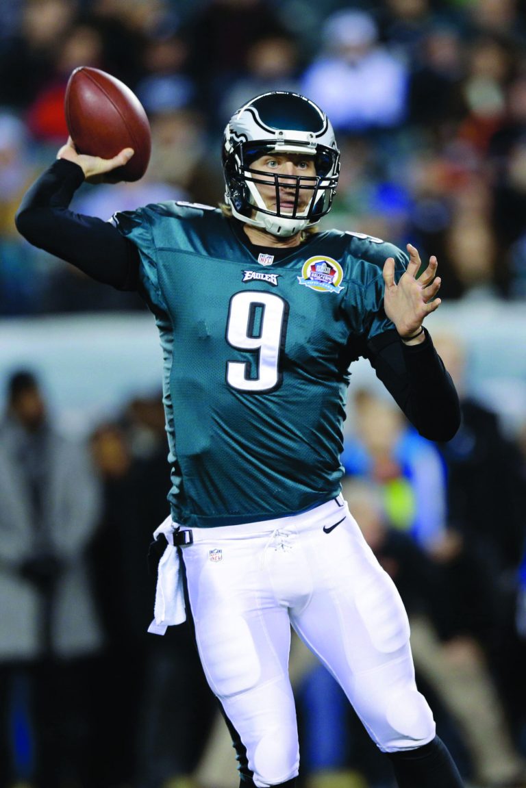 Matt Rourke/AP
Eagles quarterback Nick Foles has thrown for 1,356 yards, five touchdowns and four interceptions in six games this season.