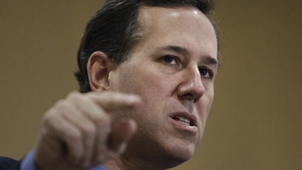Santorum leaves trail to address AIPAC