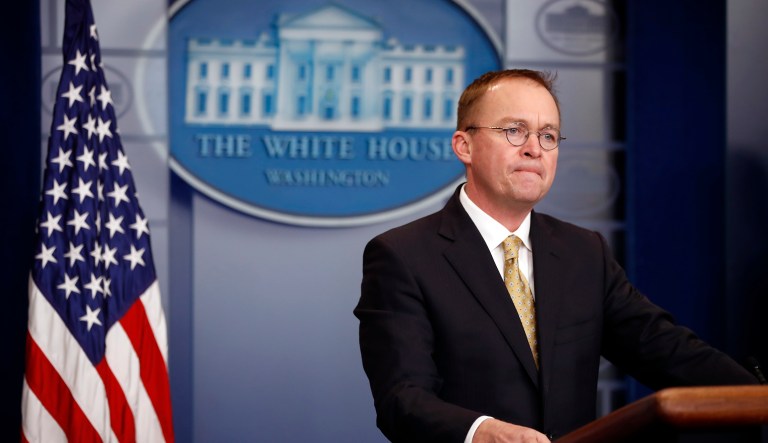 Russ Vought would take over at OMB if President Trump decided to give Mick Mulvaney a promotion. (AP Photo/Alex Brandon)