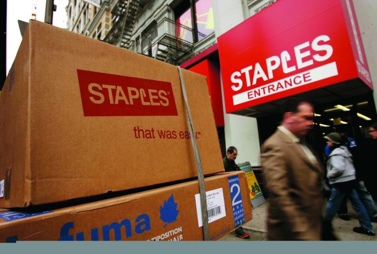 President Obama has criticized Mitt Romney's Bain Capital private equity firm which helped start Staples, but it has spent nearly $18,000 at the office supply firm.
