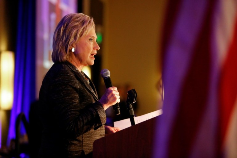 State's request, if granted, would delay the production of the final batch of Hillary Clinton emails until after Democratic caucuses and primaries in Iowa, New Hampshire, Nevada and South Carolina. (AP Photo/Evan Vucci)