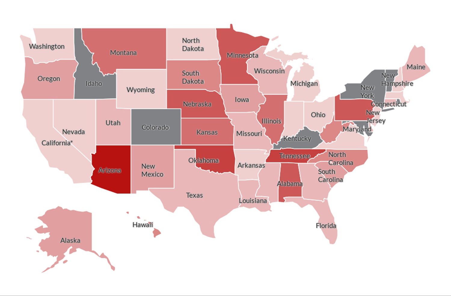 Map: Here’s where Obamacare premiums are rising