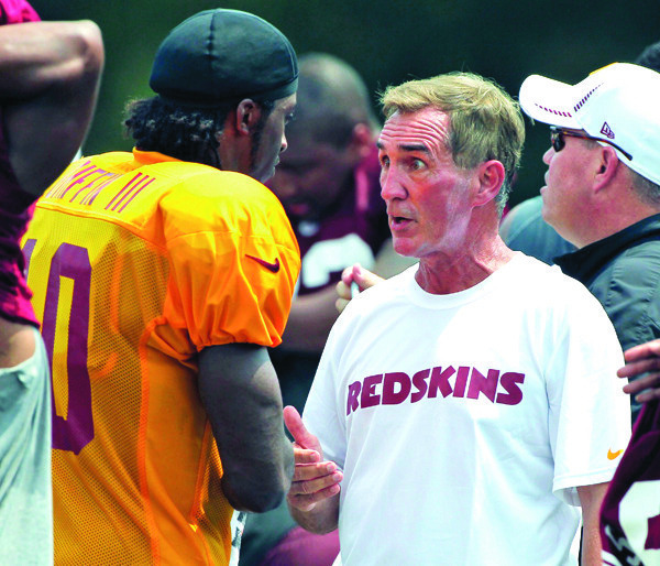 Griffin, coach Mike Shanahan and the Redskins will open the preseason on Thursday.