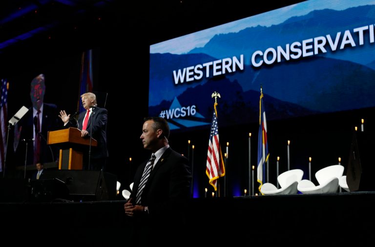 Freeman had told campaign surrogates not to discuss the issue, but Trump overruled her earlier this month. (AP Photo/David Zalubowski)