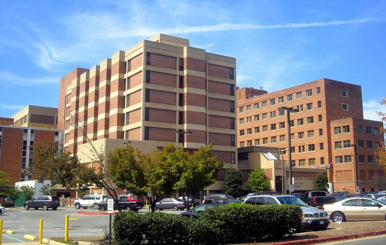 The virus has affected Washington's Georgetown University Hospital and other medical offices in the region. (AgnosticPreachersKid, via Wikimedia Commons)