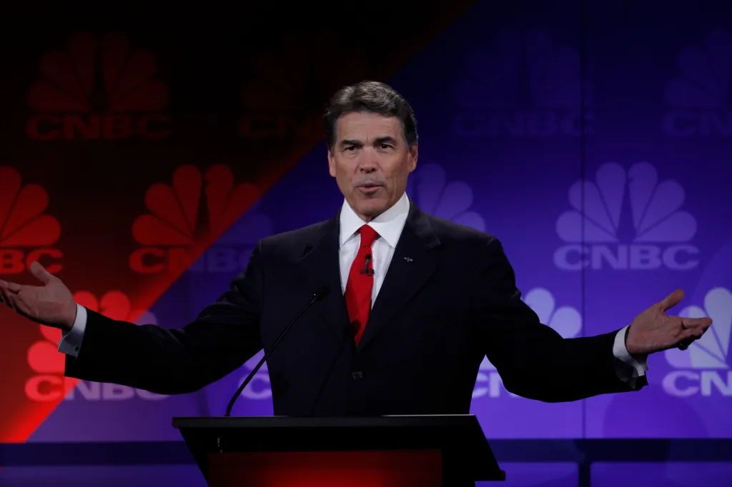 Everyone jumps on Perry’s ‘oops’ moment