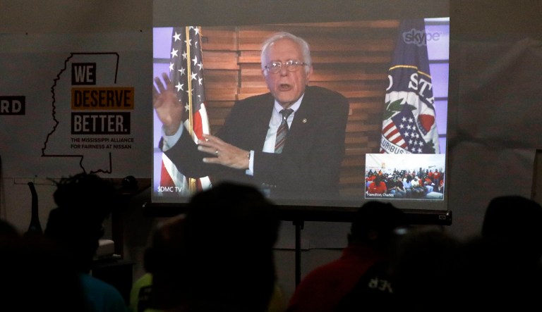 "This could go down as one of the most vicious, and illegal, anti-union crusades in decades," Vermont independent says. (AP Photo/Rogelio V. Solis)