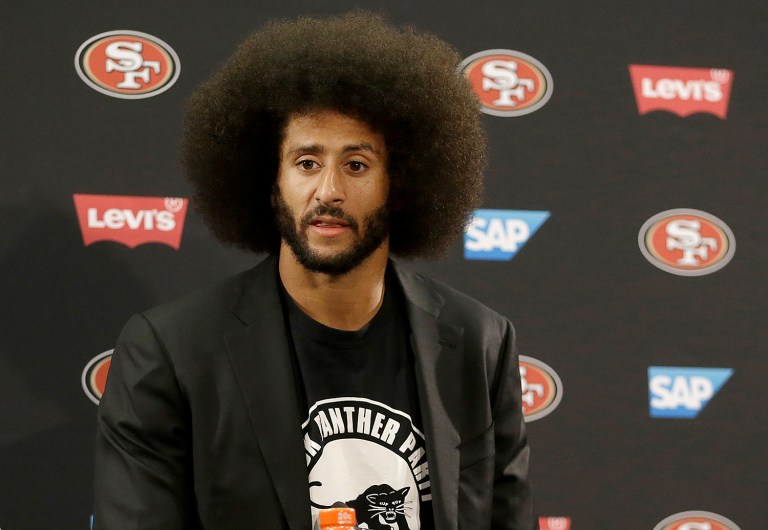San Francisco 49ers quarterback Colin Kaepernick said it didn't matter who won because of the 
