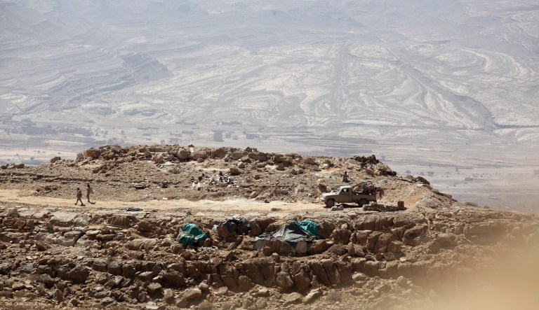 A U.S. Central Command update released Tuesday said U.S. forces conducted 18 airstrikes targeting al Qaeda in the Arabian Peninsula and ISIS-Yemen in December 2017 and January 2018. (AP Photo/Jon Gambrell)
