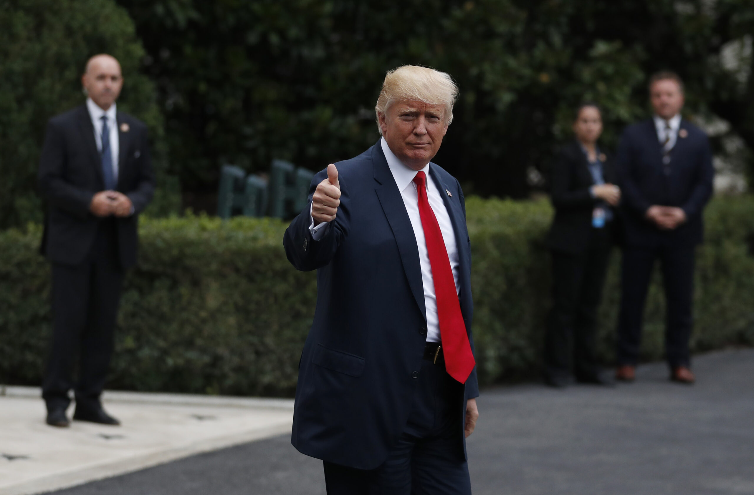 Trump praises law enforcement dealing with ‘anti-police agitators’ in Boston