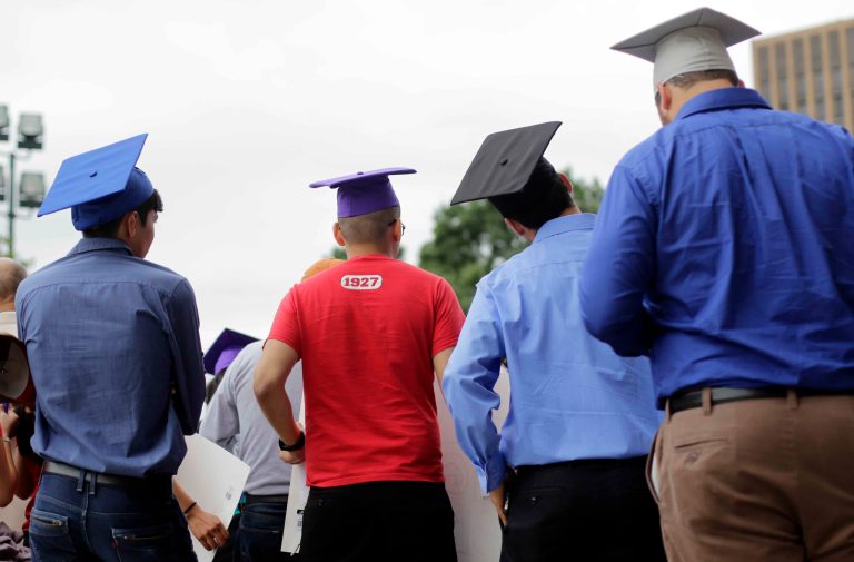 Students in Austin, Texas. (AP Photo/Eric Gay)