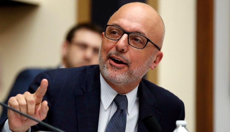 Rep. Ted Deutch, D-Fla., is from the district that is home to Marjory Stoneman Douglas High School, where 17 people were killed by a lone gunman with a AR-style firearm on Valentine's Day. (AP Photo/Carolyn Kaster)