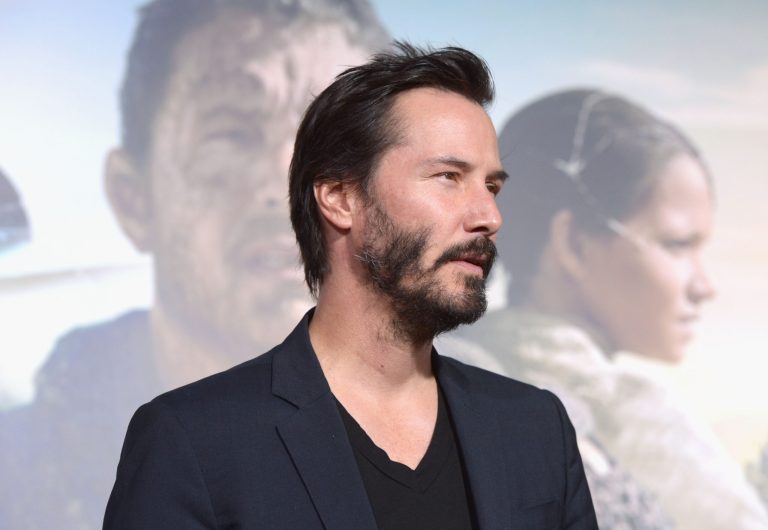 HOLLYWOOD, CA - OCTOBER 24:  Actor Keanu Reeves, who is of Portuguese descent, arrives at Warner Bros. Pictures' 