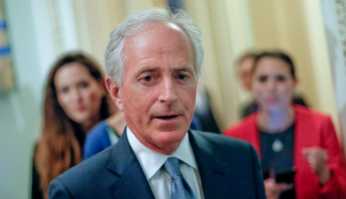 Sen. Bob Corker, R-Tenn., lamented Thursday the push for Republicans to pass a healthcare reform package is starting to feel like "how Obamacare came together." (AP Photo/Pablo Martinez Monsivais, File)