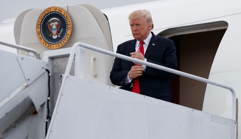 The president has said before he believes the best path forward for Republicans is to let Obamacare collapse. (AP Photo/Evan Vucci)