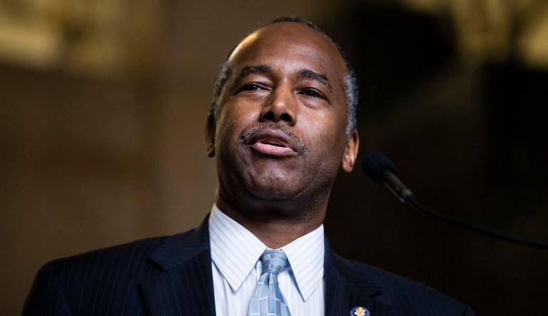 Housing and Urban Development Secretary Ben Carson joked that it will take his department 