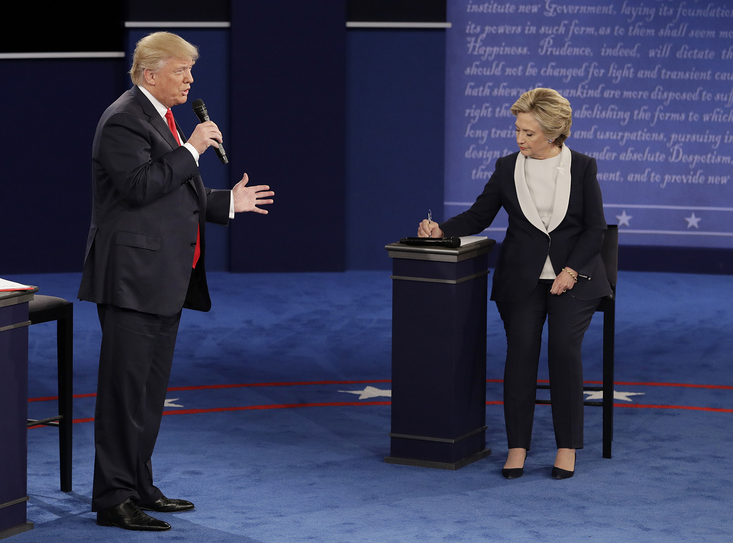 Trump: ‘Not proud’ of ‘locker room talk’