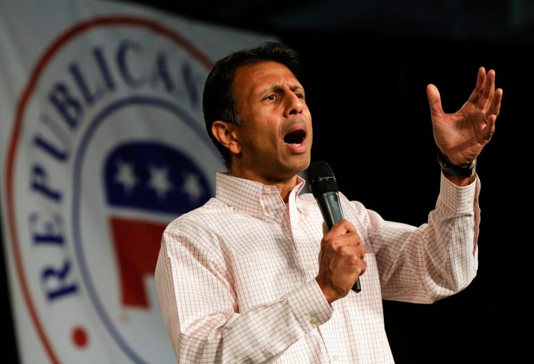 The Feb. 1 Iowa contest marks the first election of the 2016 primary season, and Jindal's shoestring campaign is at a distinct disadvantage as the governor battles to become the third consecutive political afterthought to win a surprise caucus upset. (AP Photo/Nati Harnik)