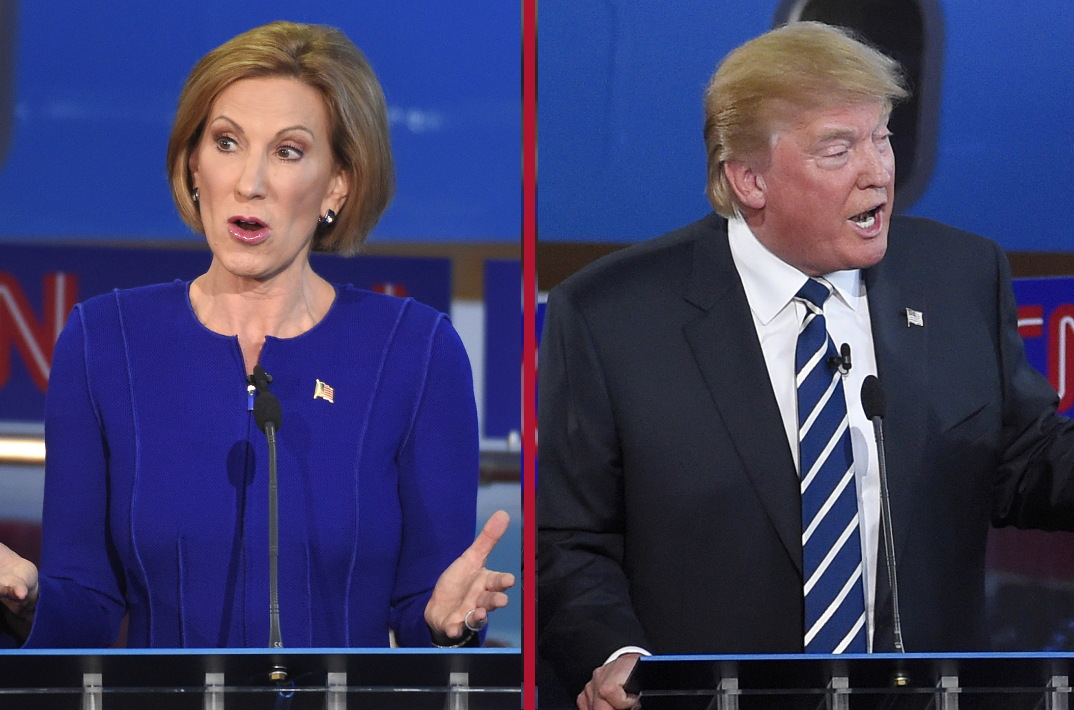 Quick report card: An ‘A’ for Carly, C- for Trump