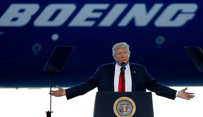 The White House announced Tuesday that President Trump had brokered a $3.9 billion deal with Boeing for two brand new Air Force Ones. (AP Photo/Mic Smith, File)