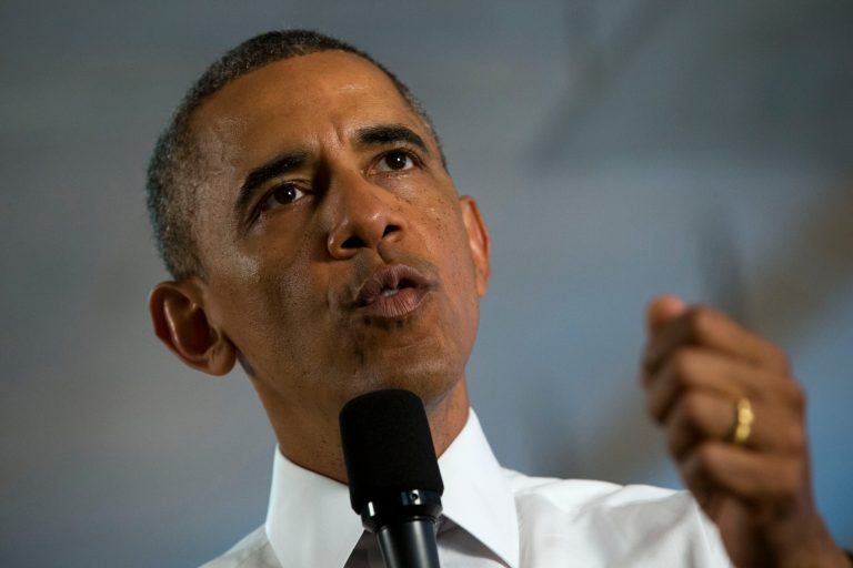 President Barack Obama speaks at 1776, a hub for tech startups, Thursday, July 3, 2014, in Washington. (AP Photo/Jacquelyn Martin)