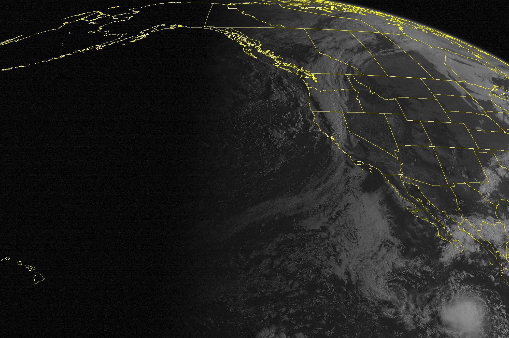 Tropical Storm Rachel moving in Pacific off Mexico