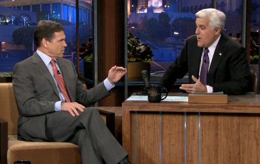 Perry on Leno: I was thinking drinking age