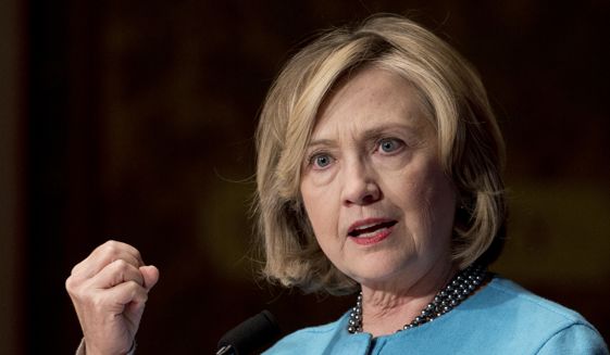 Hillary Clinton's actions in Iraq questioned. AP Photo