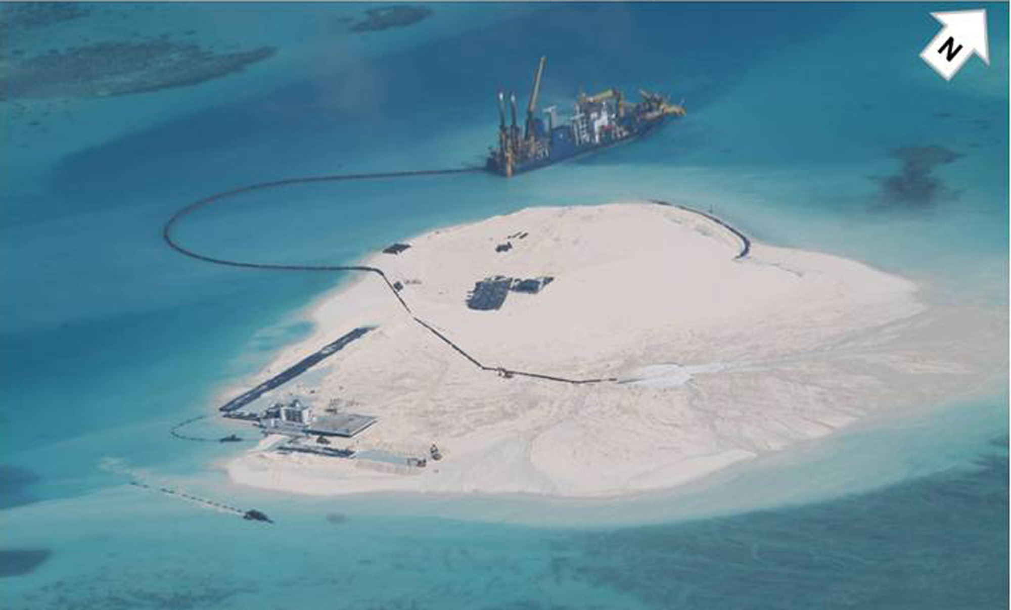 Philippines releases photos of Chinese reclamation