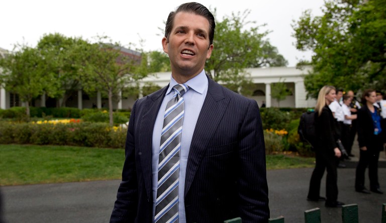 The Senate Judiciary Committee had invited him to testify in public in July, but Trump Jr. was able to negotiate a closed-door interview. (AP Photo/Carolyn Kaster, File)
