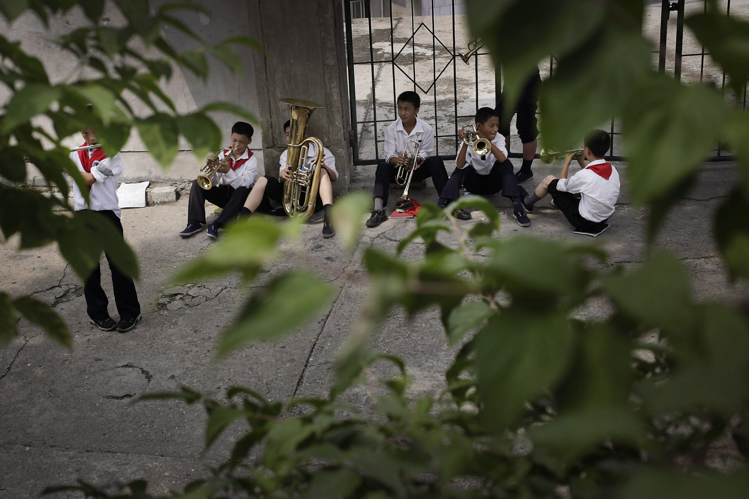 AP Photos: Beating heat on Pyongyang’s Moran Hill